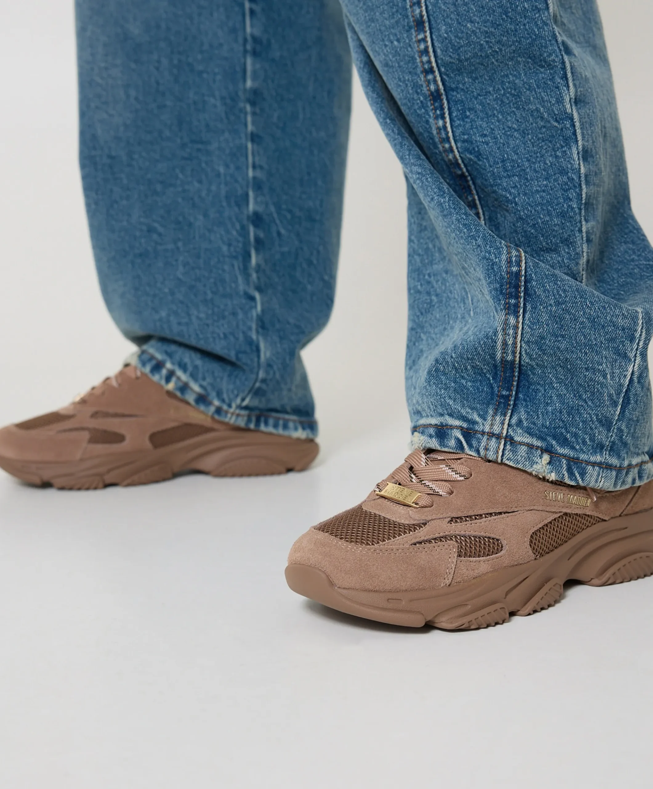 Front Row dames sneakers beige