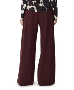 GENIVA dames broek bordeaux