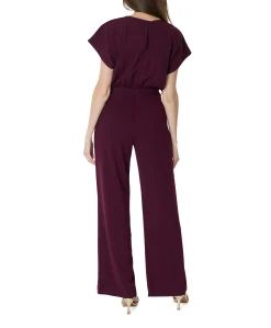 Girl-ju.v dames jumpsuit bordeaux