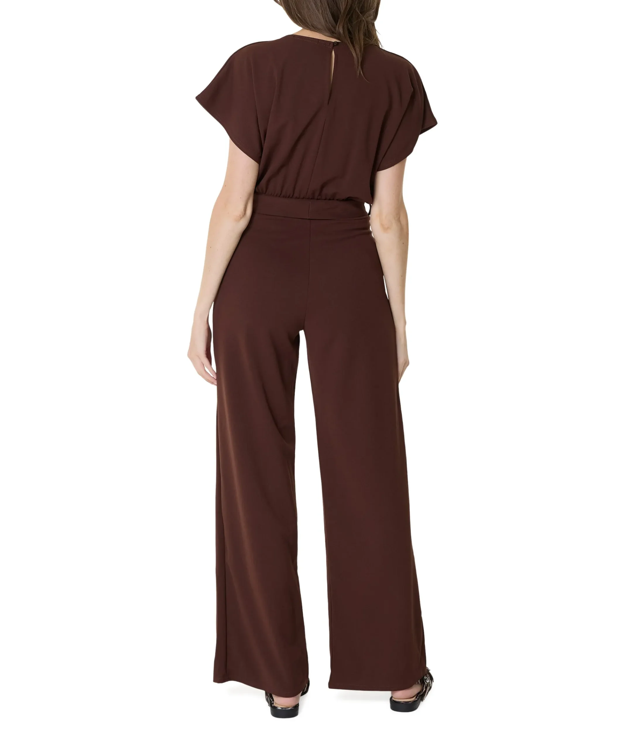 Girl-ju.v dames jumpsuit bruin