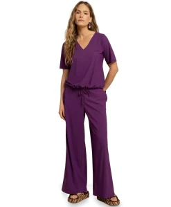 Grace dames broek paars