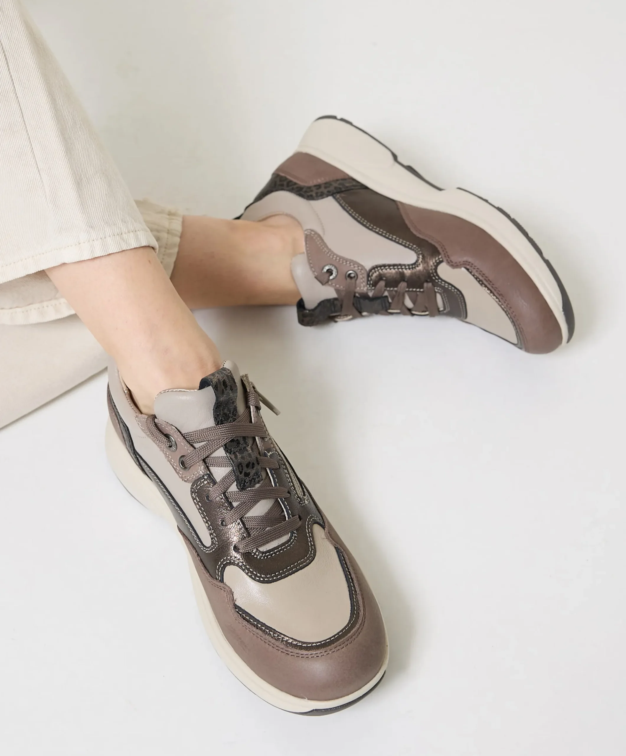 Grenoble dames sneakers grijs