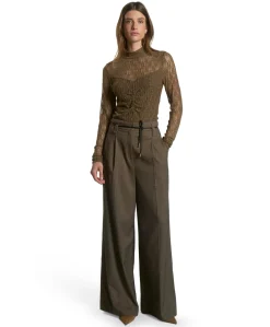 HAILEY TWEED VIS 518 dames broek bruin