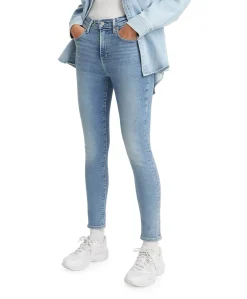 721 High rise skinny dames jeans blauw