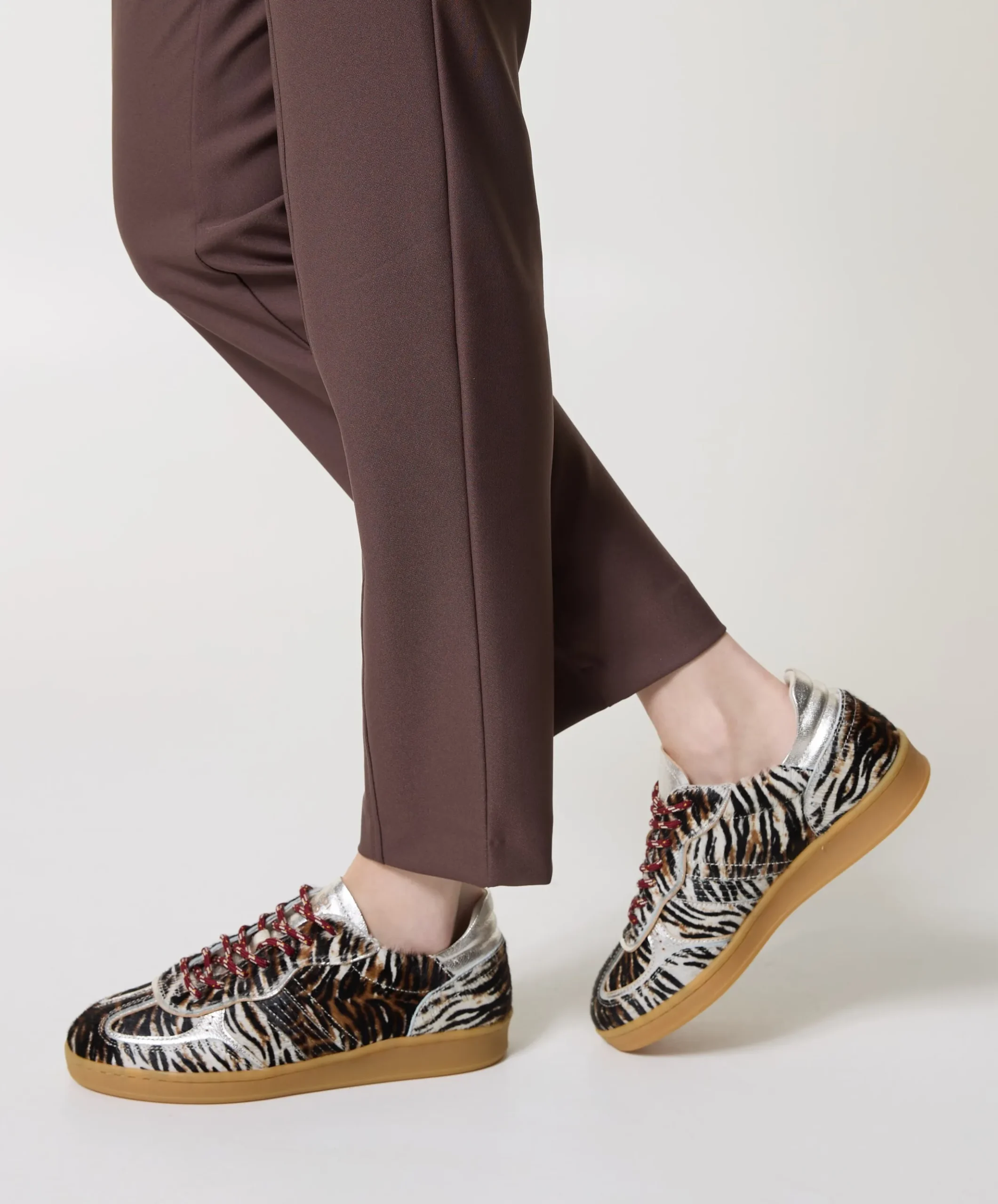 Imola dames sneakers bruin