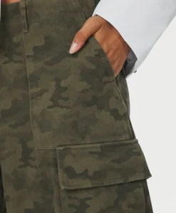 Islana Camou dames korte broek groen