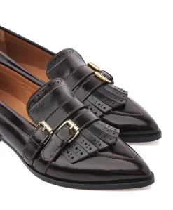 Jazz Lucy dames loafers bruin