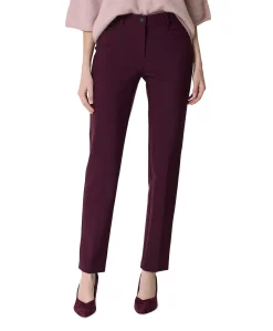 Jenny Smart dames broek bordeaux