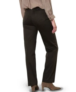 Jenny Wide dames broek bruin