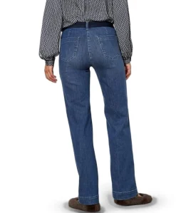 Jenny Wide dames jeans blauw