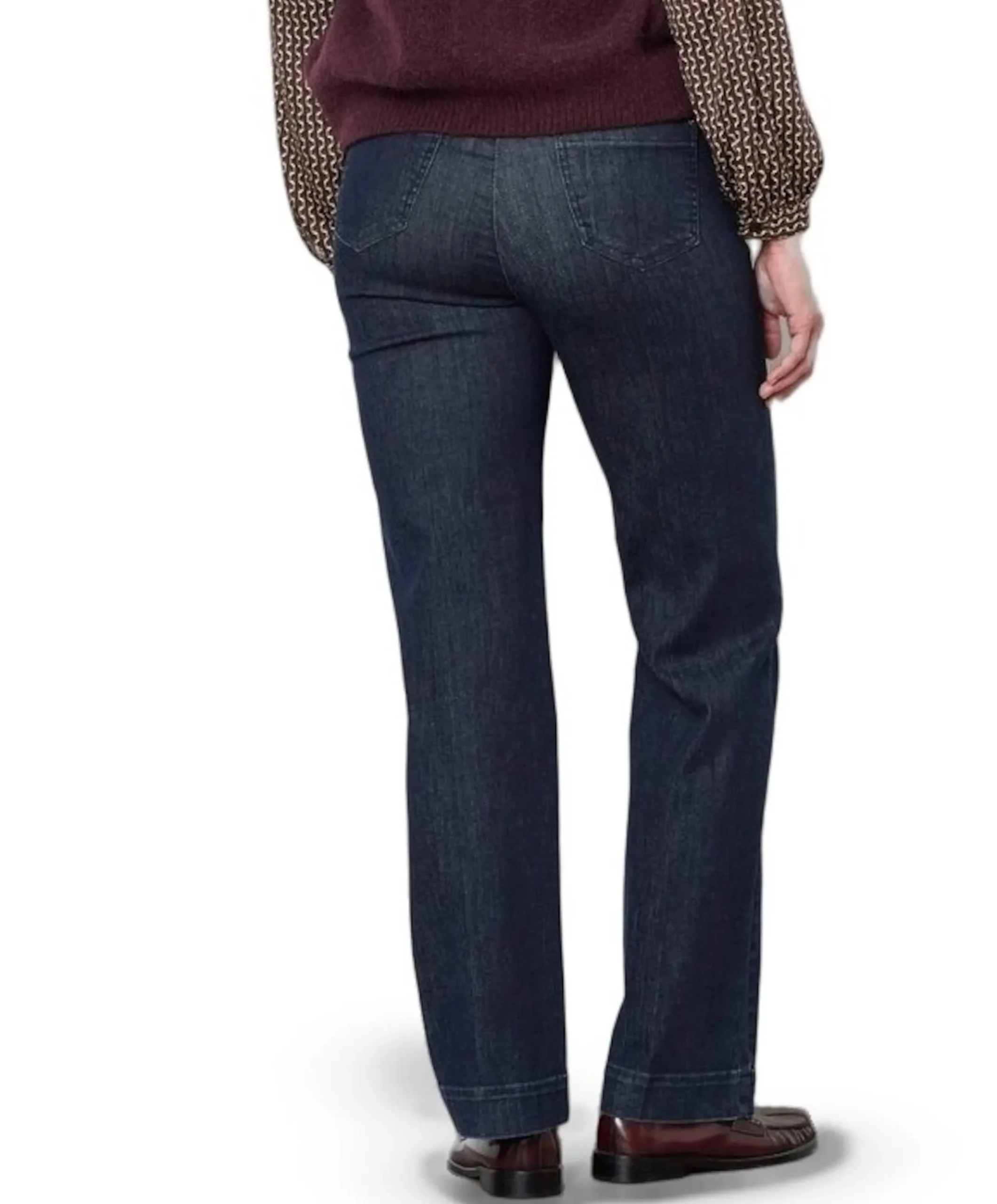 Jenny Wide dames jeans blauw
