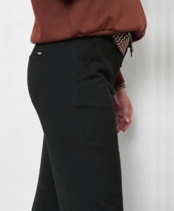 Jenny Wide Leg dames broek zwart