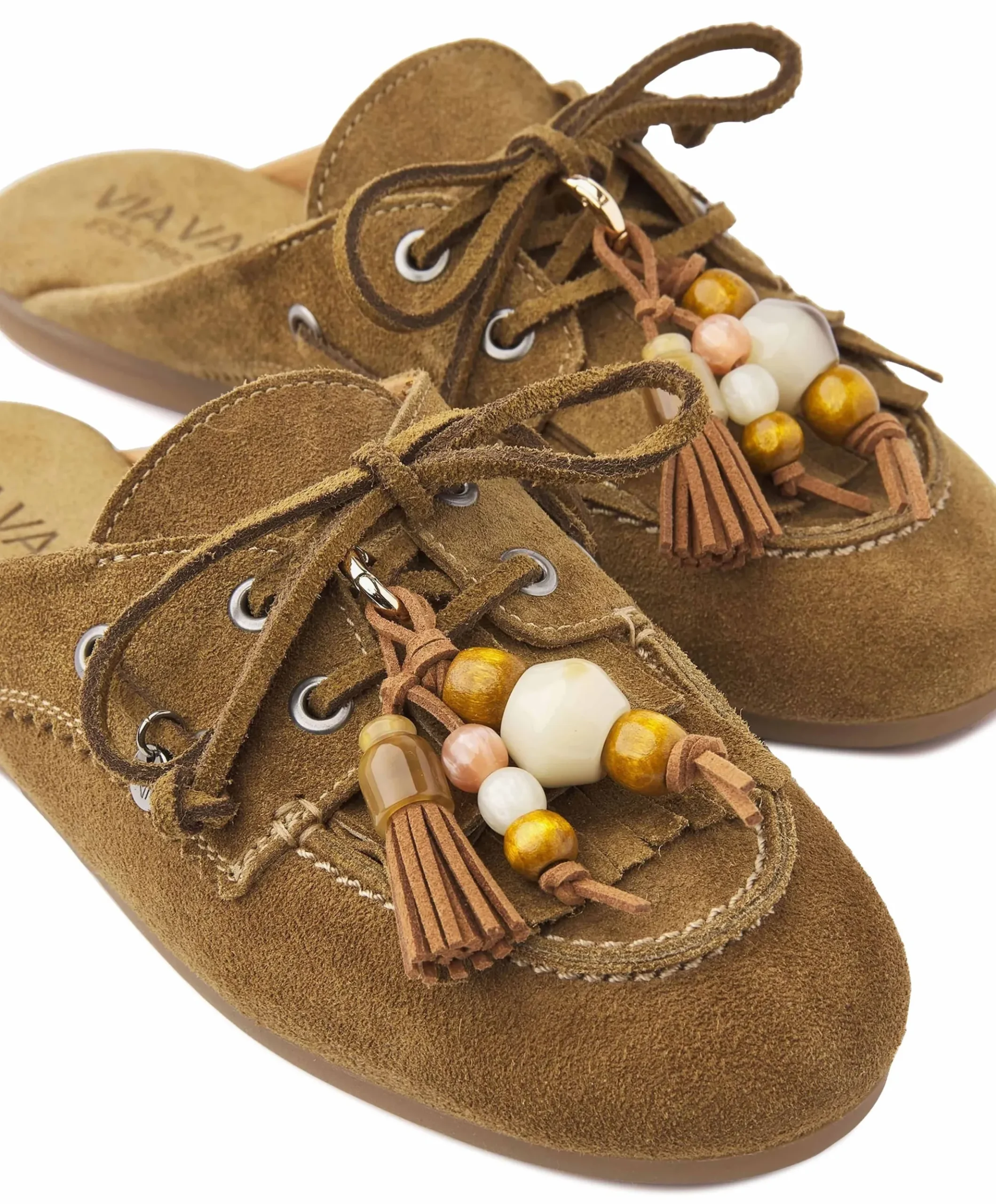 June Rhea dames clogs bruin