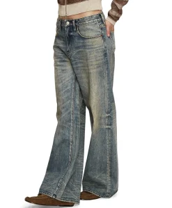KEIRA YUKI dames jeans blauw