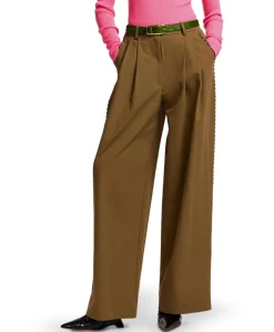 Korrupt Studded dames broek beige