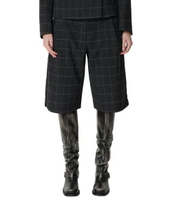 Kreme Wide Leg dames bermuda grijs