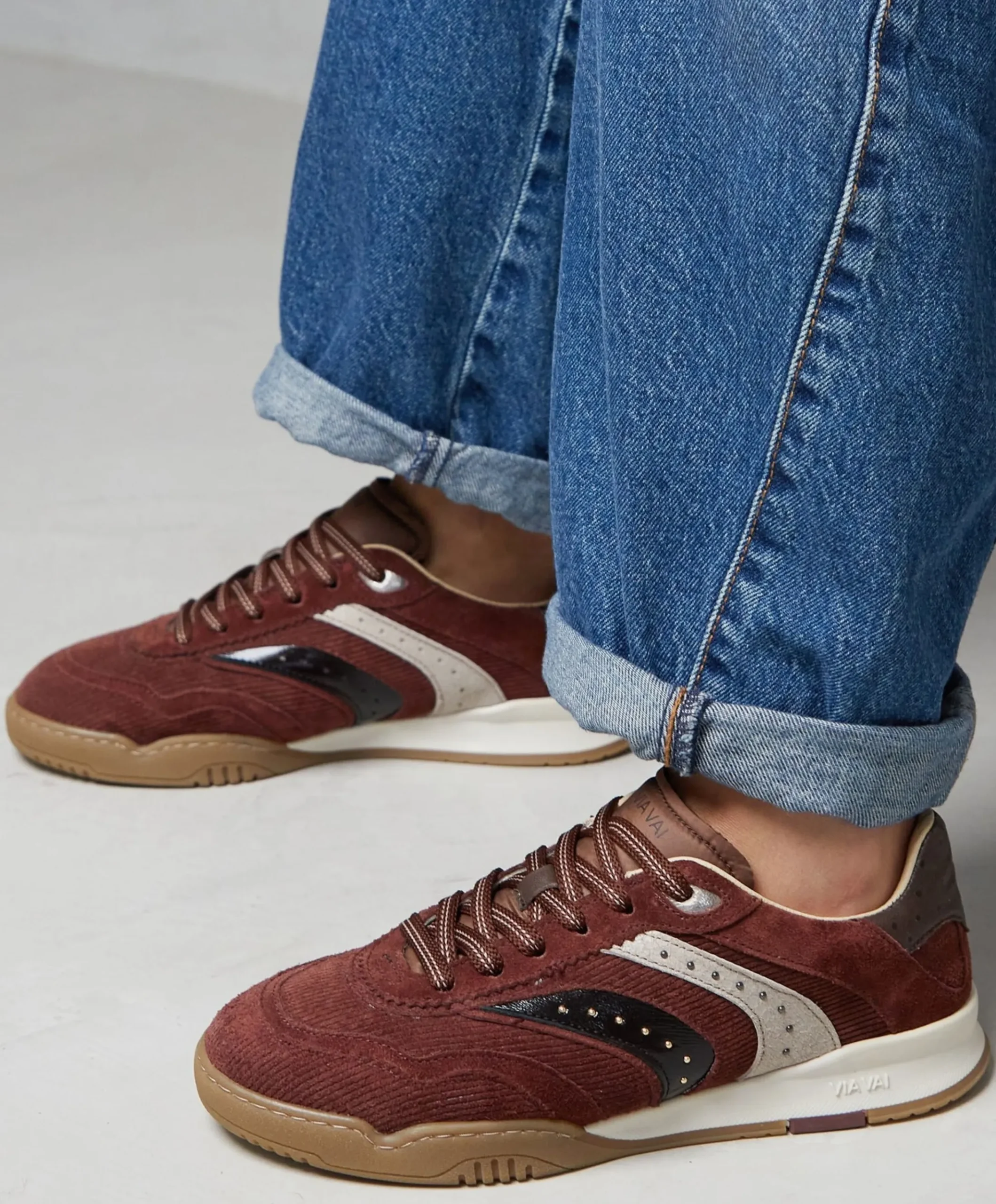 Kris Pax dames sneakers rood