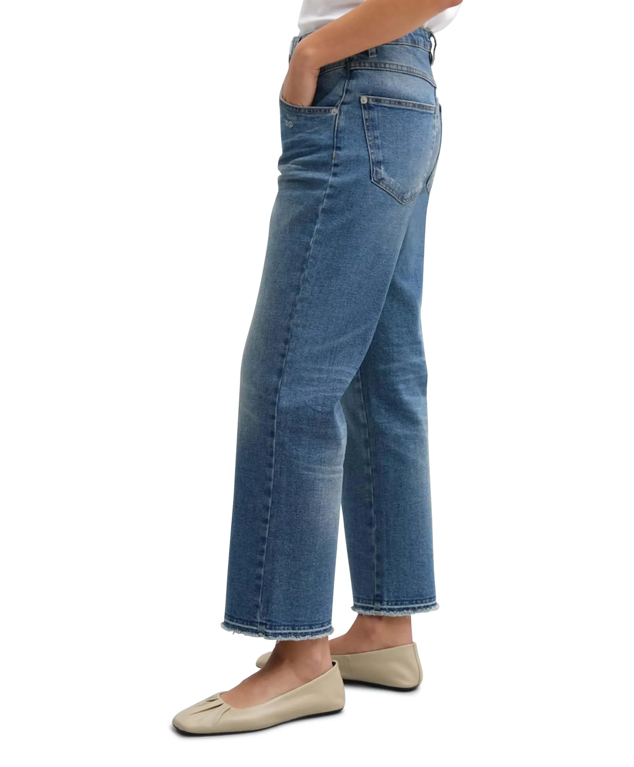 Lani twist dames jeans blauw