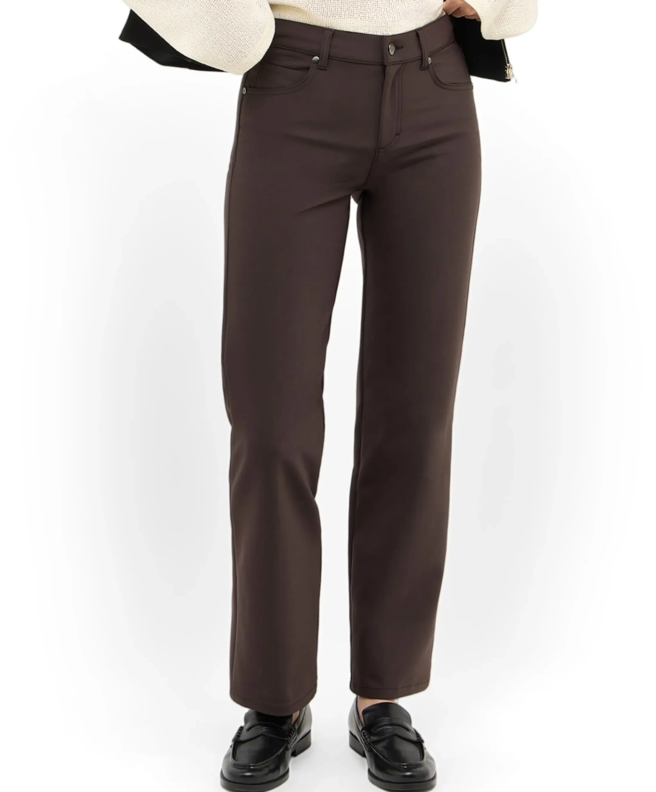LARA dames broek bruin