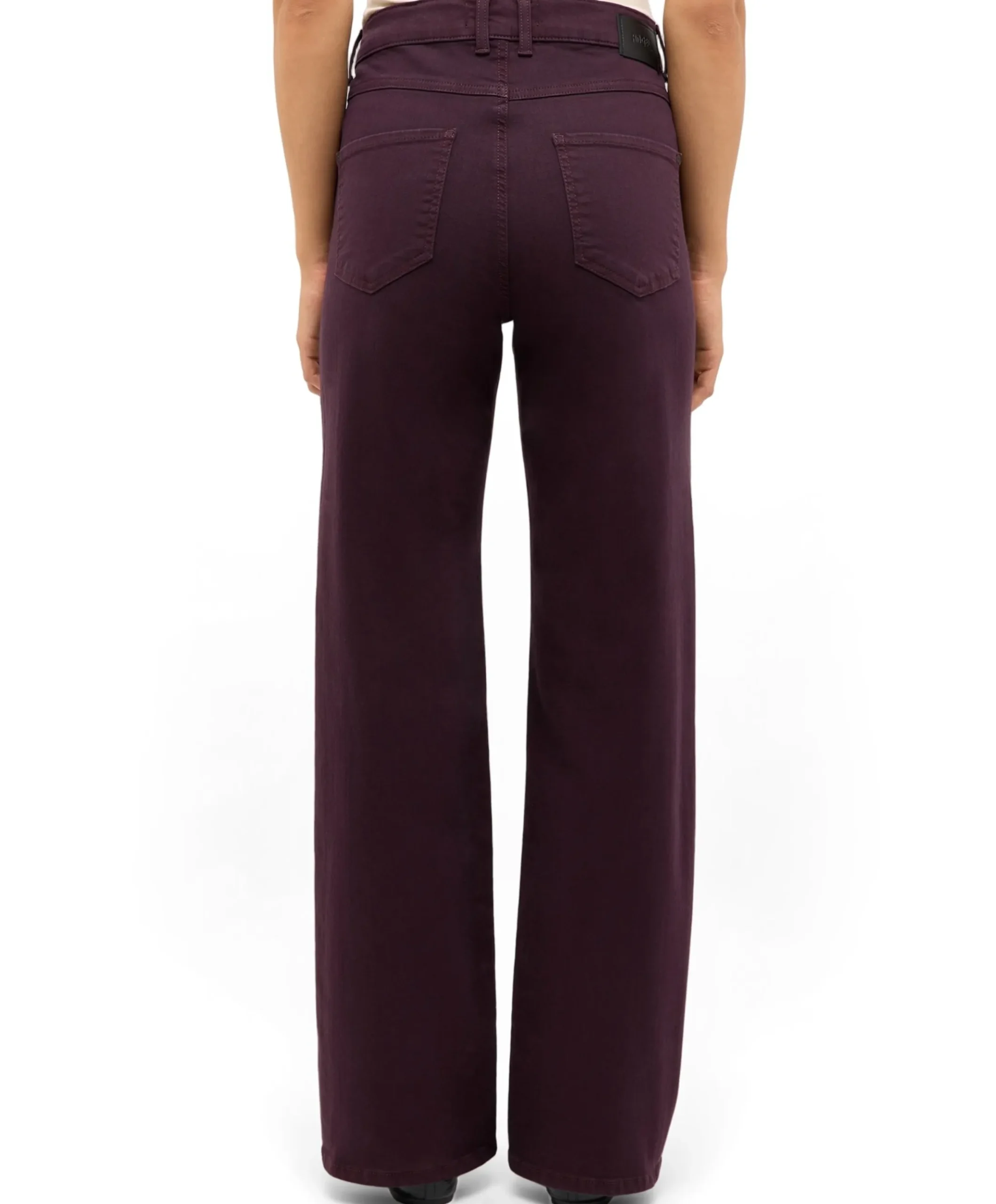 Lara dames jeans bordeaux
