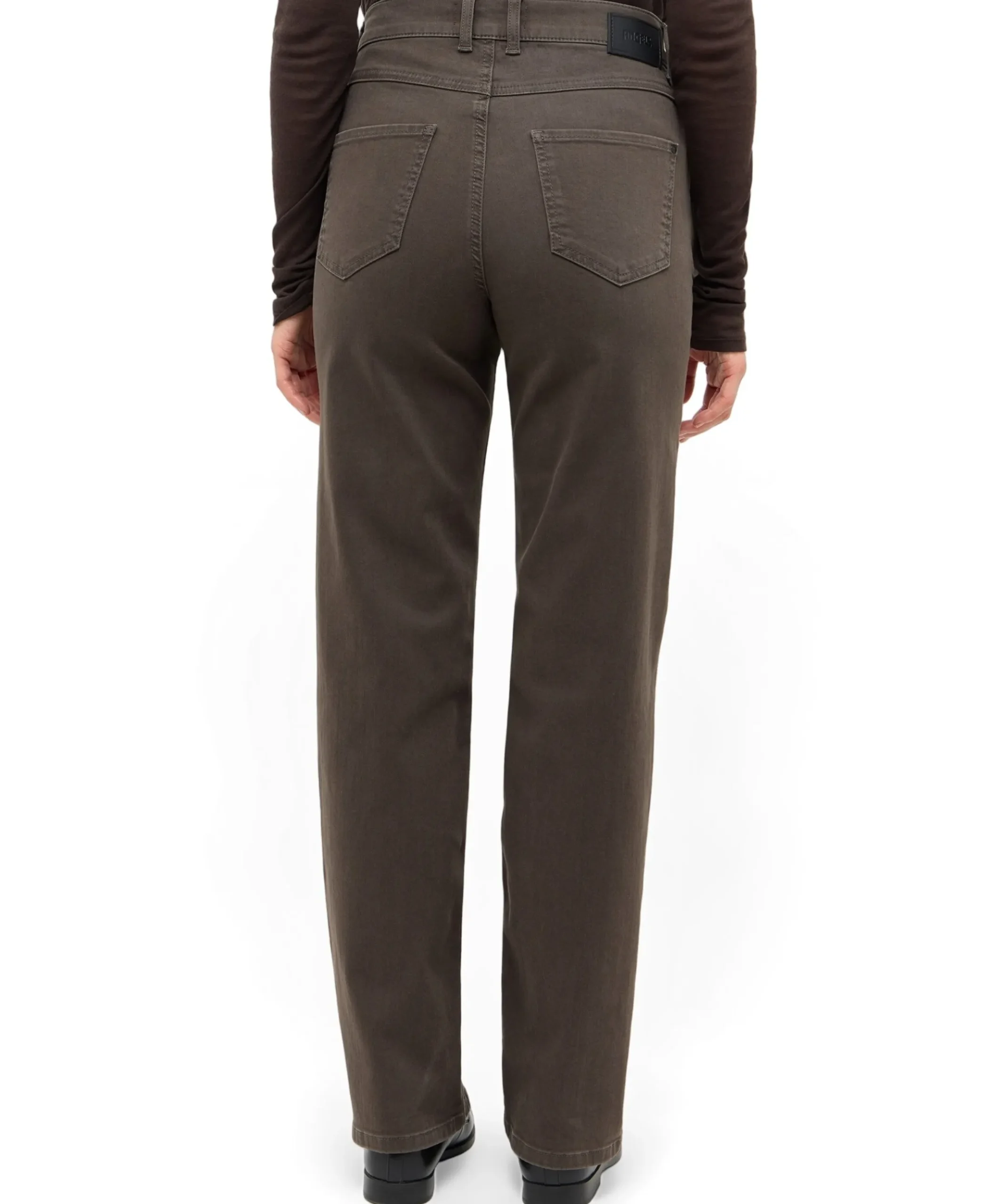 Lara dames jeans bruin