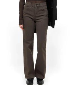 Lara dames jeans bruin