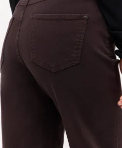 LARA dames jeans bruin