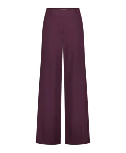Lexie bonded trousers dames broek paars