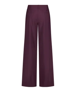 Lexie bonded trousers dames broek paars