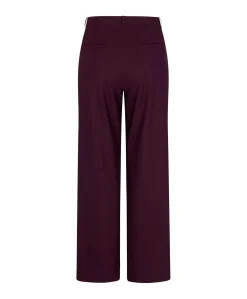 Lexie bonded trousers dames broek paars