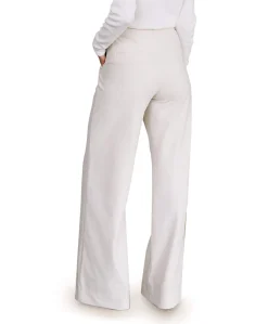 Lexie LONG bonded trousers dames broek ecru