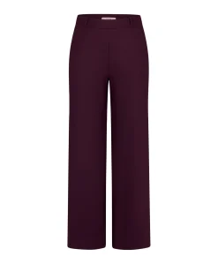 Lexie LONG bonded trousers dames broek bordeaux