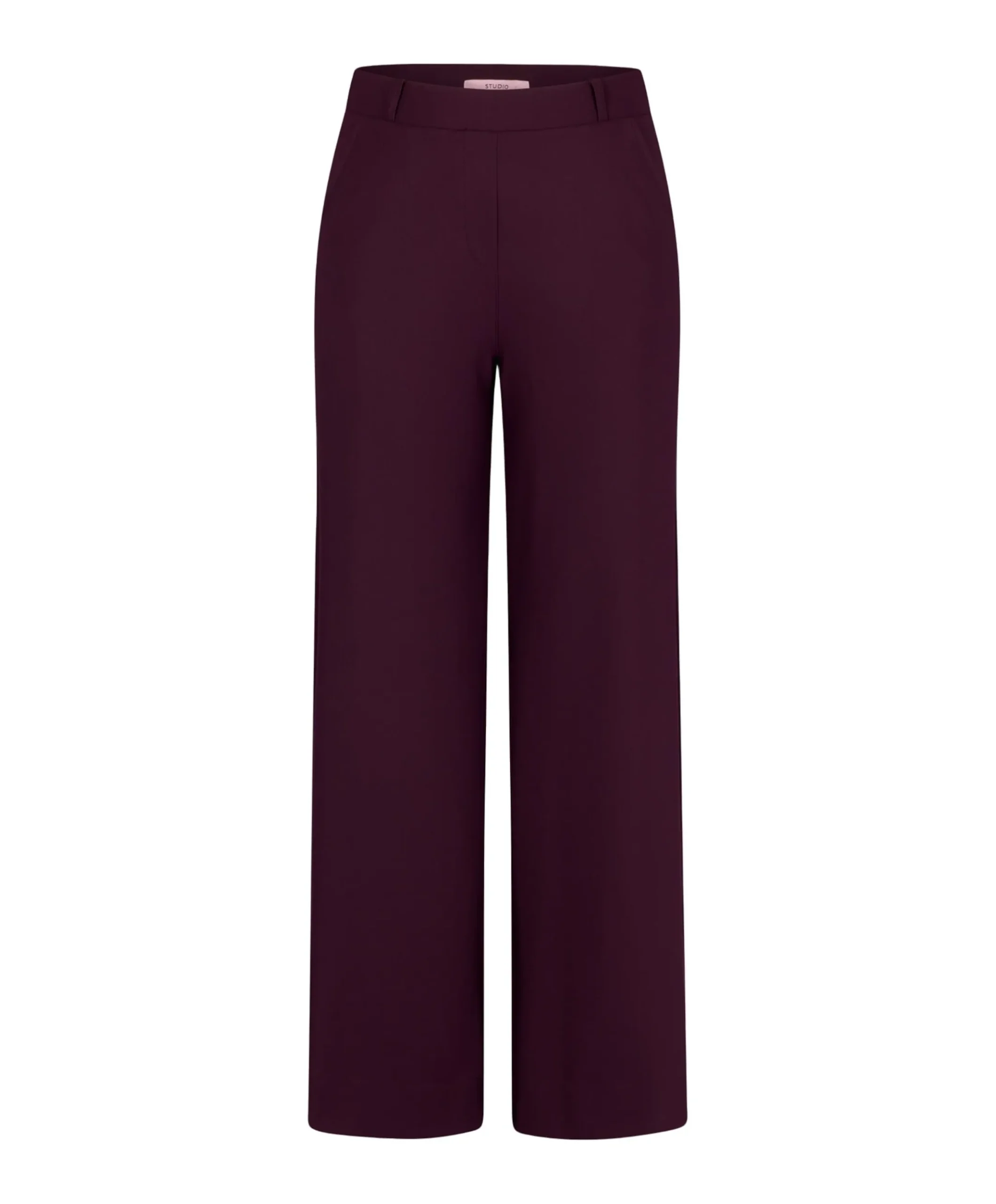 Lexie LONG bonded trousers dames broek bordeaux