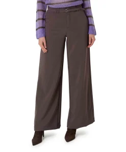 LIVA CHIC BELT dames pantalon bruin
