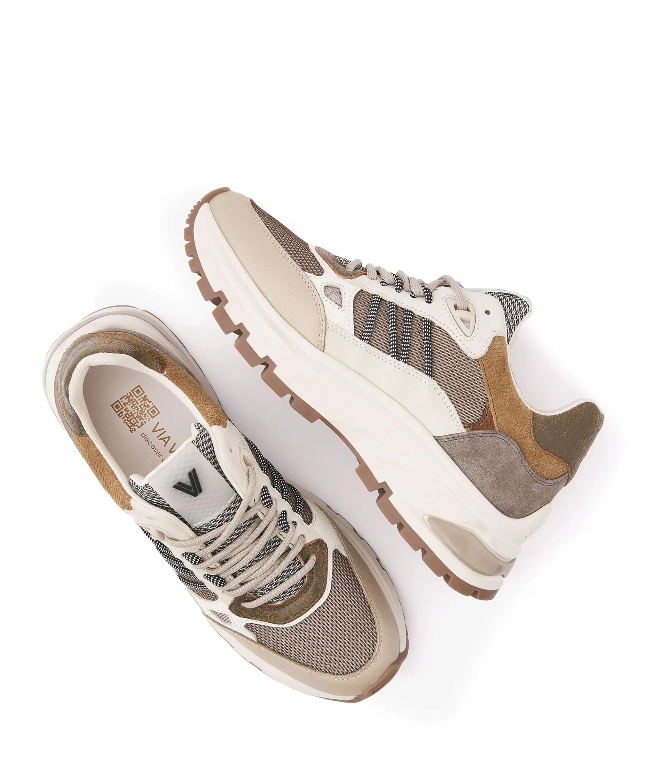 Liz Dae dames sneakers beige