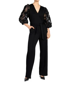 LIZETH VIS 436 dames jumpsuit zwart