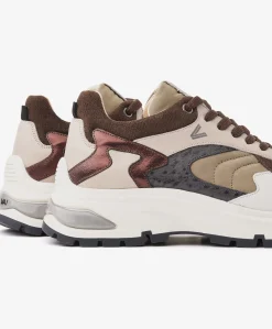 Liz Leighton dames sneakers beige