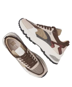 Liz Leighton dames sneakers beige