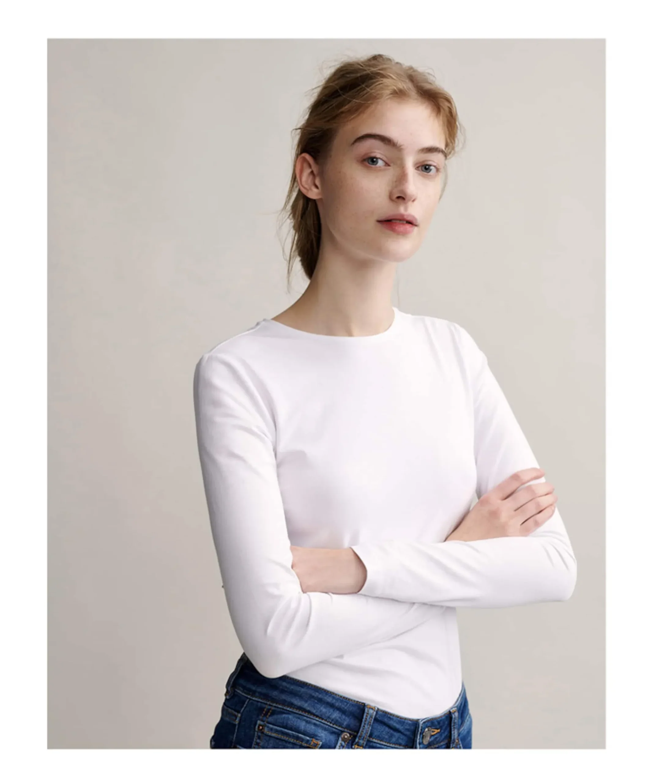 Longsleeve ecru