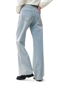 Loose fit jeans dames jeans blauw