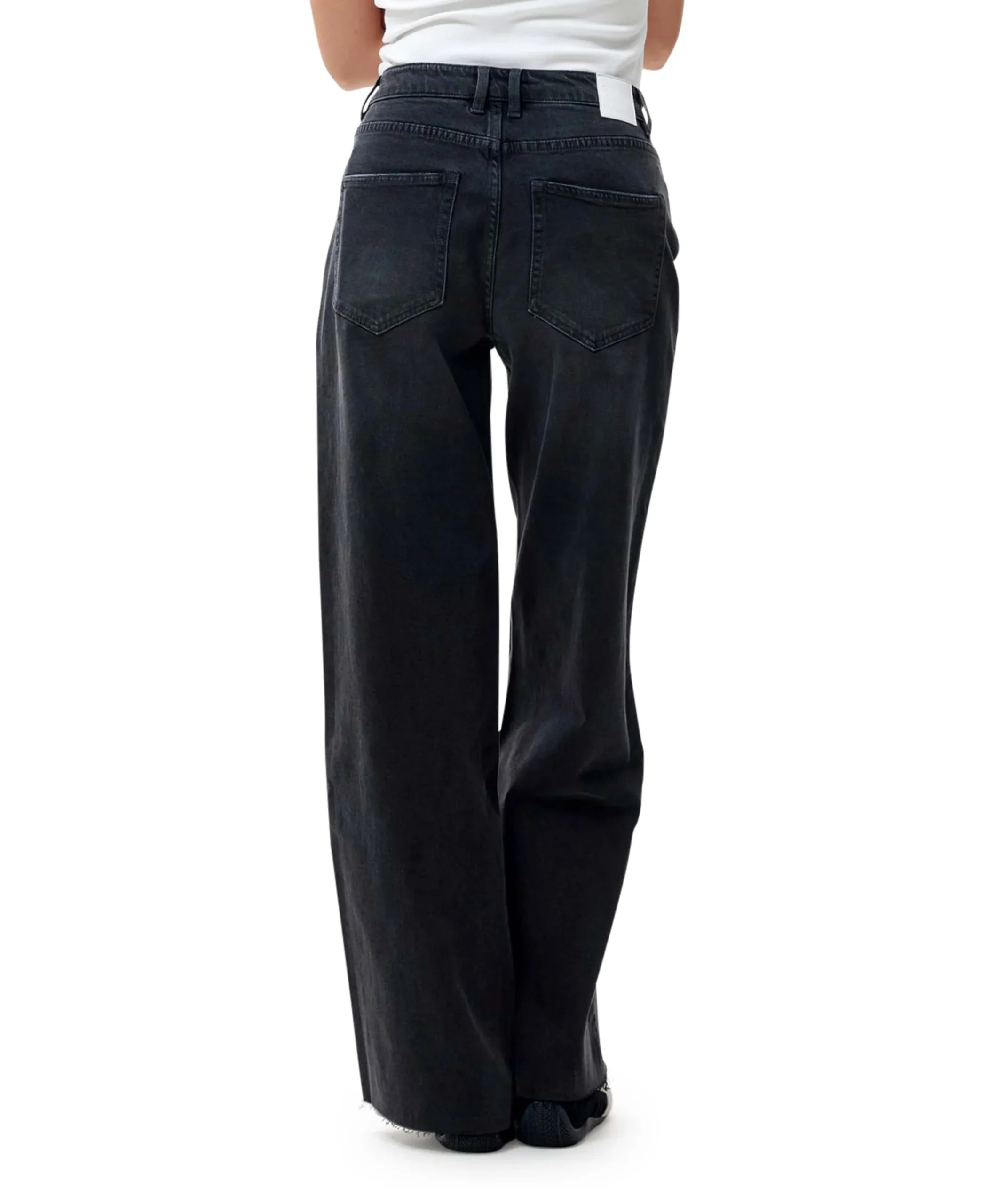 Loose fit jeans zwart