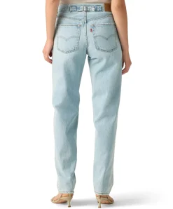LOOSE TAPER H2'26 MESSAGE SENT dames jeans blauw