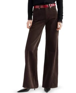Lotta Corduroy dames broek bruin