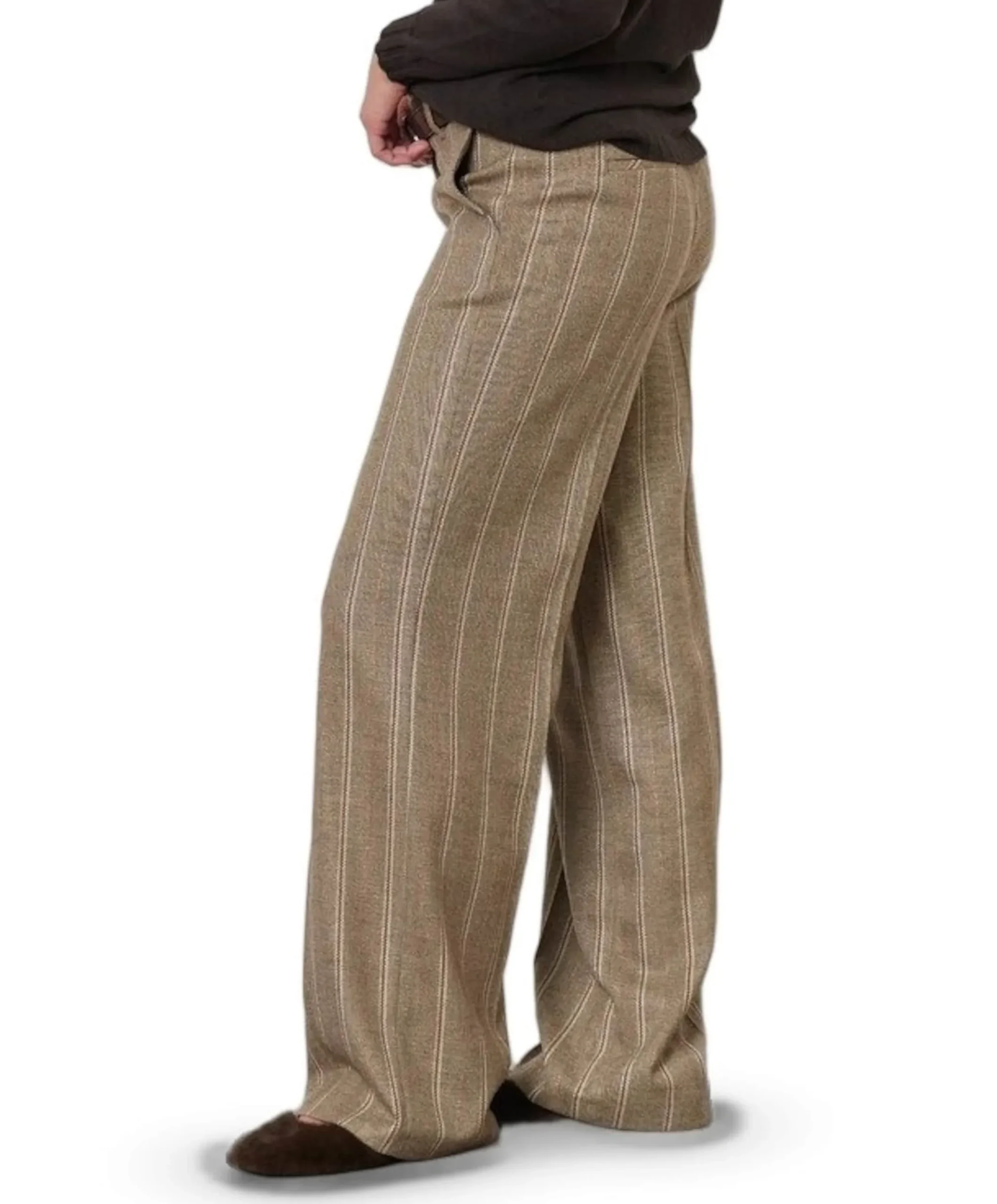 Luisa Palazzo dames broek beige