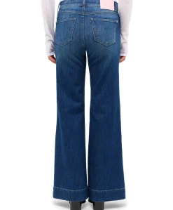LUNA dames jeans blauw