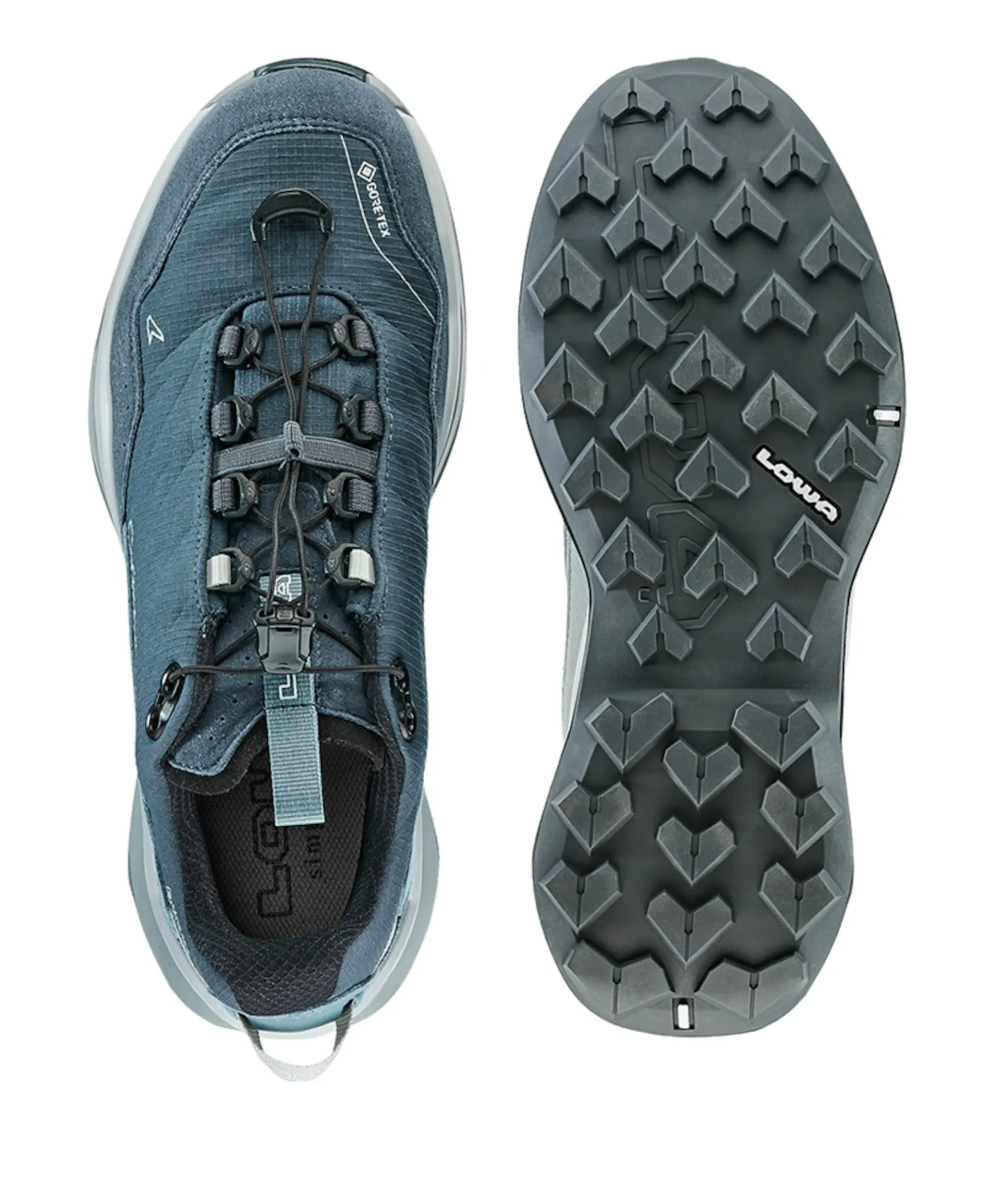 Maddox Pro GTX Lo SL Ws dames wandelschoenen blauw