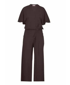 Maggie dames jumpsuit bruin