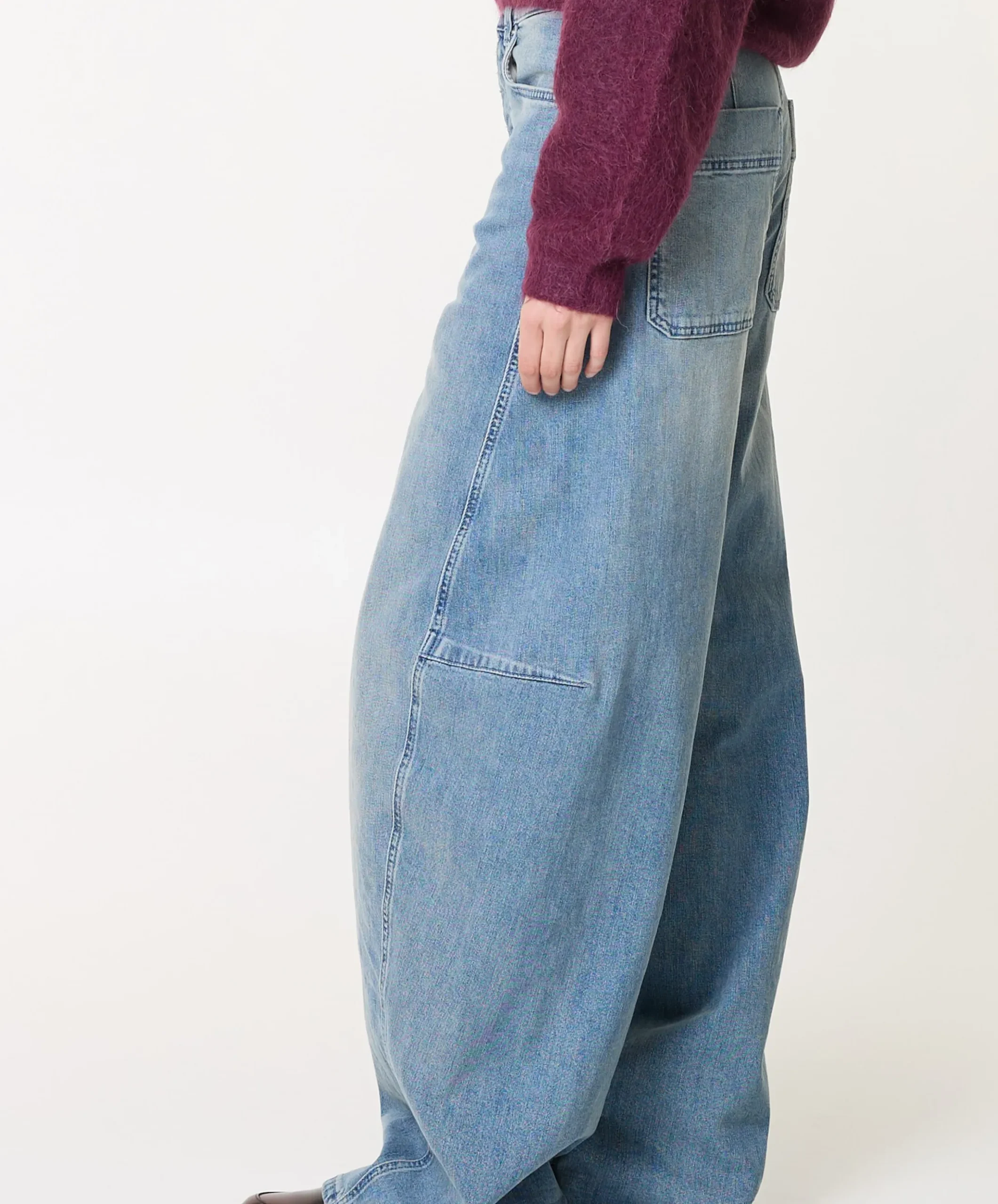 MAKI SCARLET dames jeans blauw