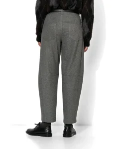 Mara Barrel dames broek grijs