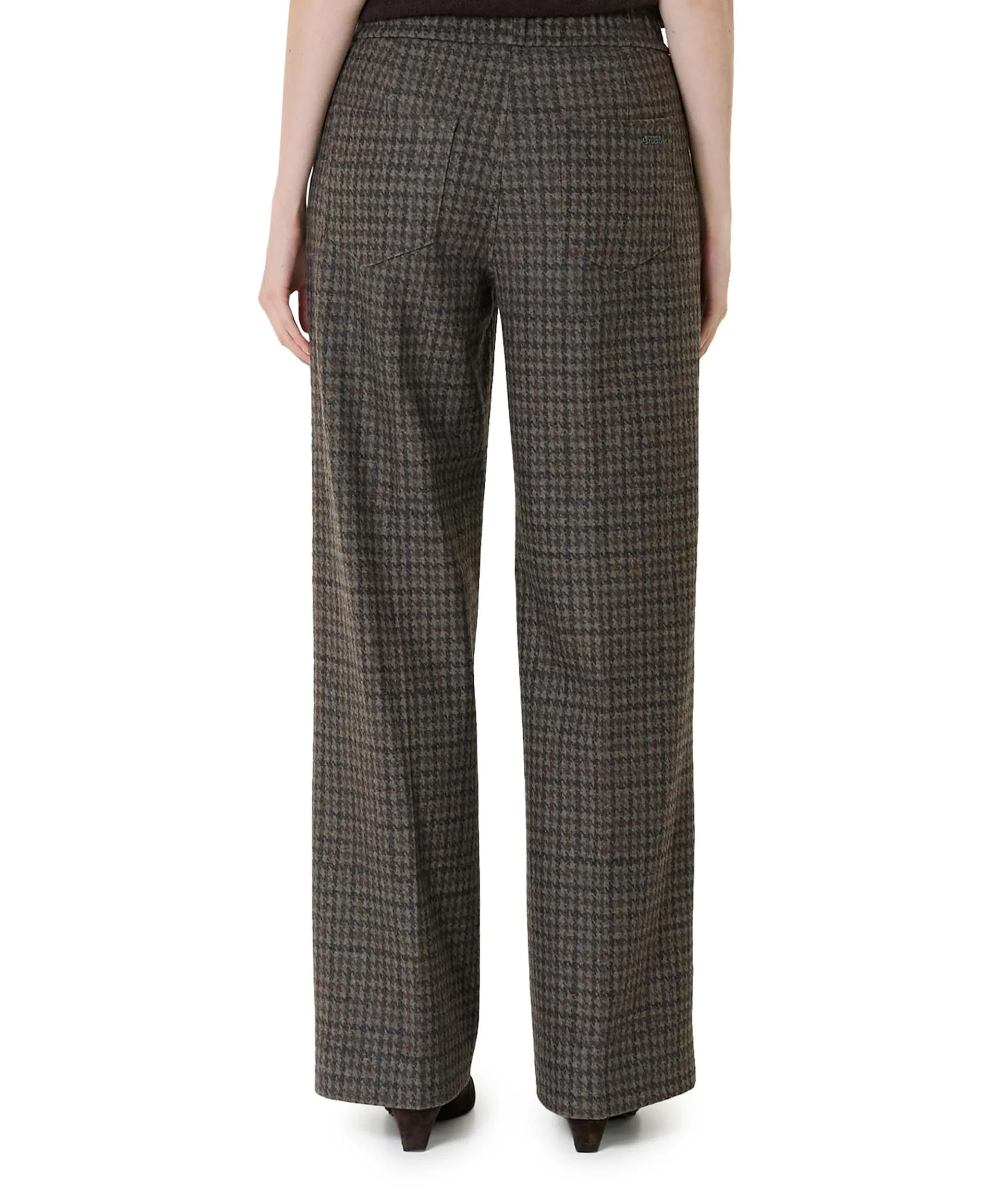 Mara Wide Leg Casual dames broek beige